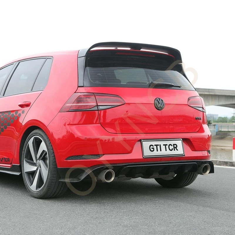 Высококачественный Автомобильный задний бампер для Volkswagen Golf 7 5 GTI MK7.5 TCR диффузор
