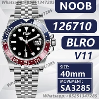 mens automatic mechanical top luxury brand watch gmt master 2 126710 noob 40mm clean 904l aaa replica super clone sports vsf zf