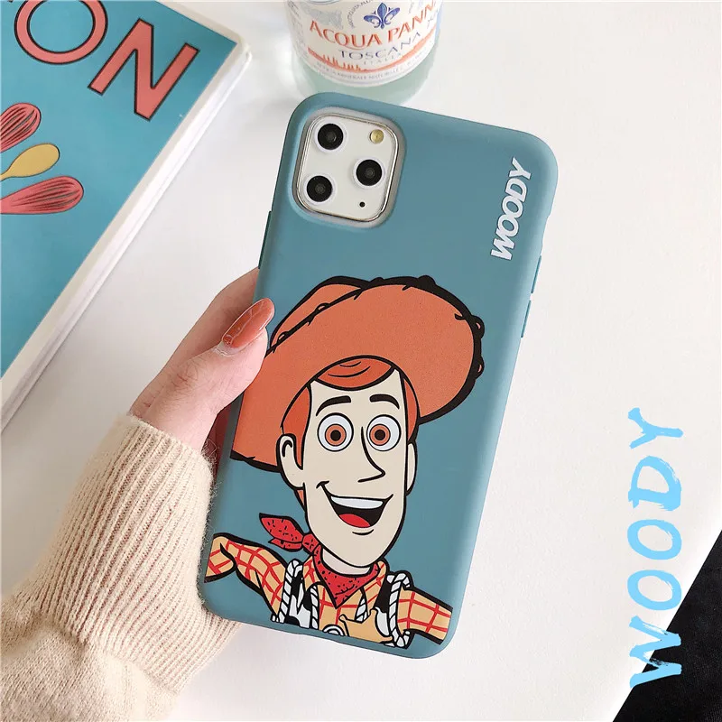 Мягкий чехол с мультяшной игрушкой для iphone 11 pro x xs max xr 8 7 6 6s plus матовый Силиконовый