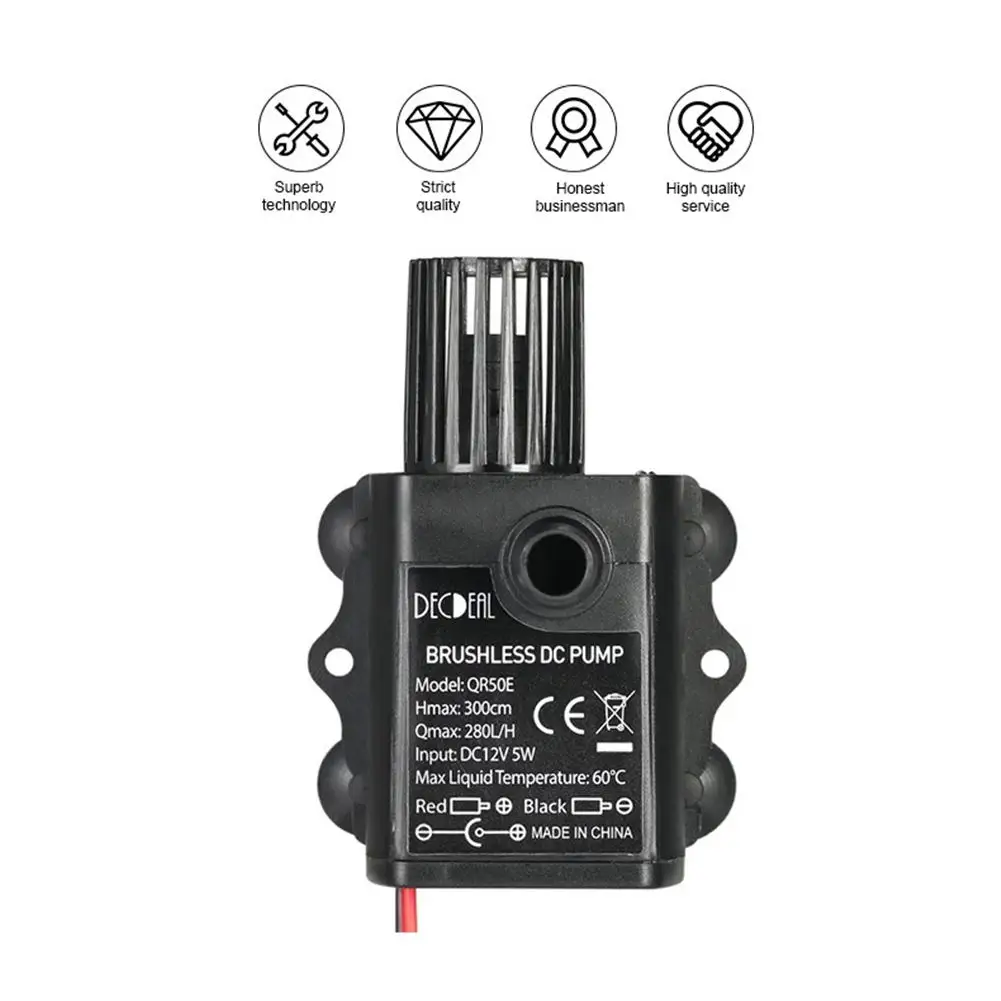 Л/ч мини водяной насос для дайвинга DC 12 В пруда аквариума фонтана Электрический