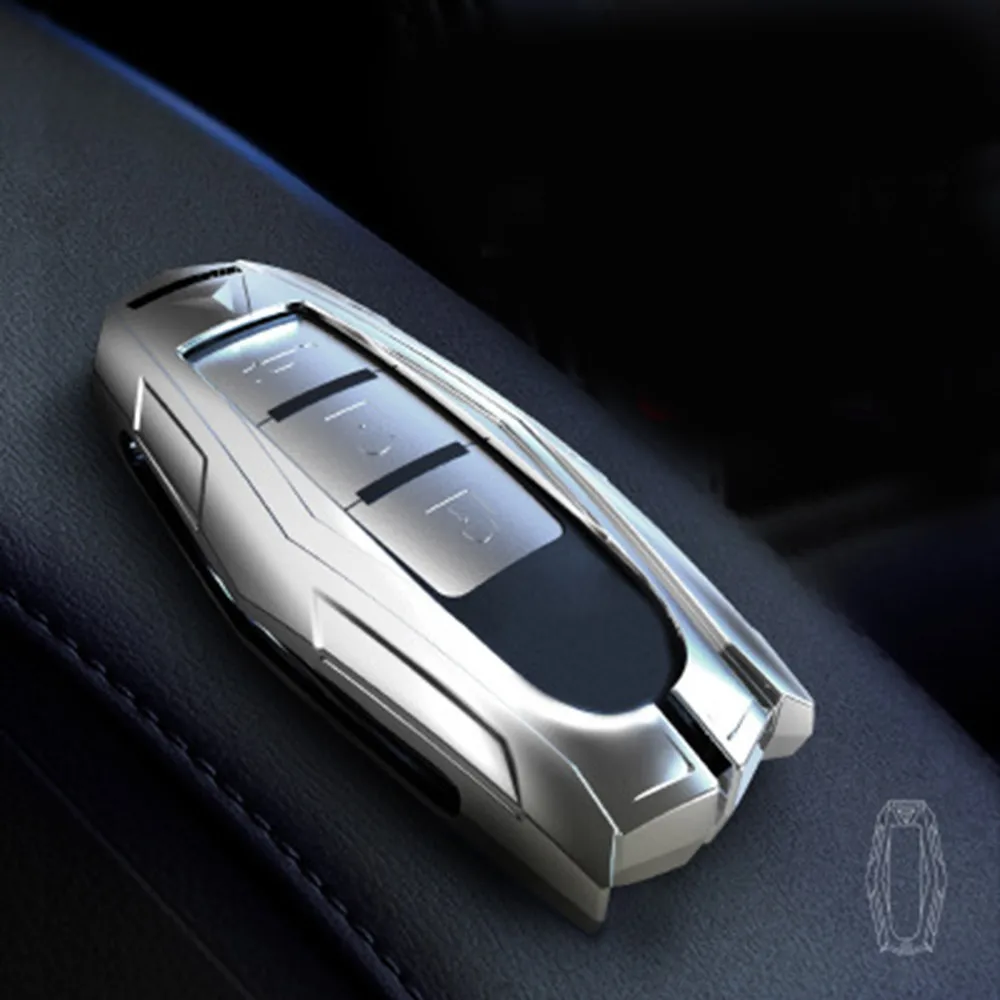 

Accessories Car Anti-scratch Case Dust Proof Fob For Nissan Infiniti Hard Metal