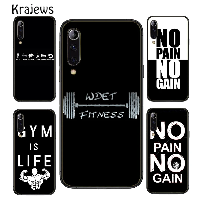 Мотивационный чехол krajew для телефона с цитатами тренажерного зала фитнеса Huawei P10