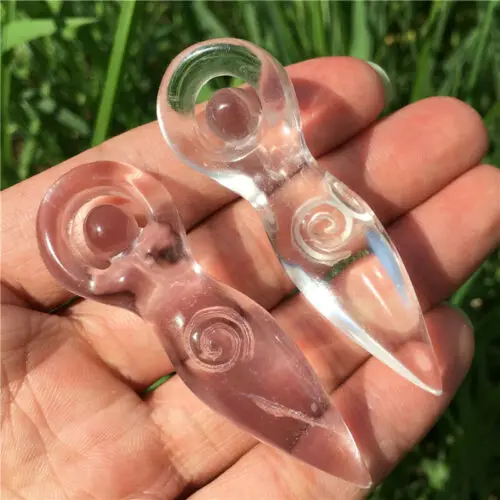 1 шт. натуральный прозрачный кварц резьба богиня Тотем статуя кристалл исцеление