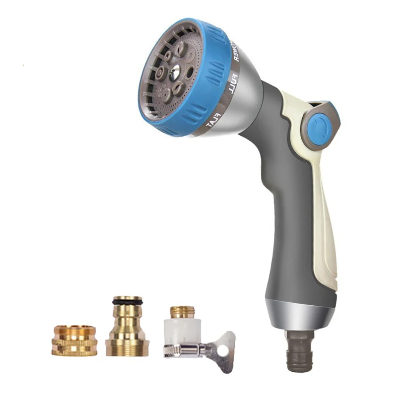

Garden Water Gun Hose Nozzle Manguera Para Jardin Water jet For Irrigation Hose High Pressure Washer Car Washing Water Spray Gun