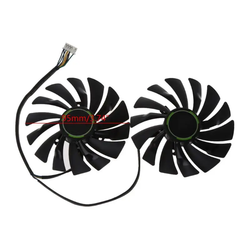 95 мм PLD10010S12HH 6Pin Графика Видеокарта кулер вентилятор VGA для MSI GTX970 GeForce GTX 970 двойные