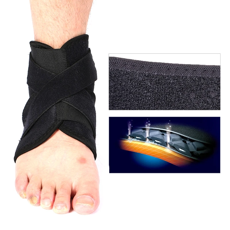 

Compression Ankle Support Brace Breathable Neoprene Sleeve Adjustable Foot Wrap 68UD