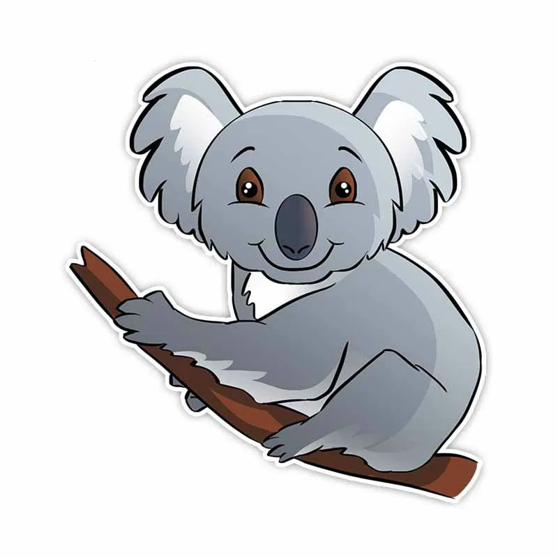 

Vivid Animal Koala Bear PVC Motorcycle Car Sticker Custom Sunscreen Decal,13CM*13CM