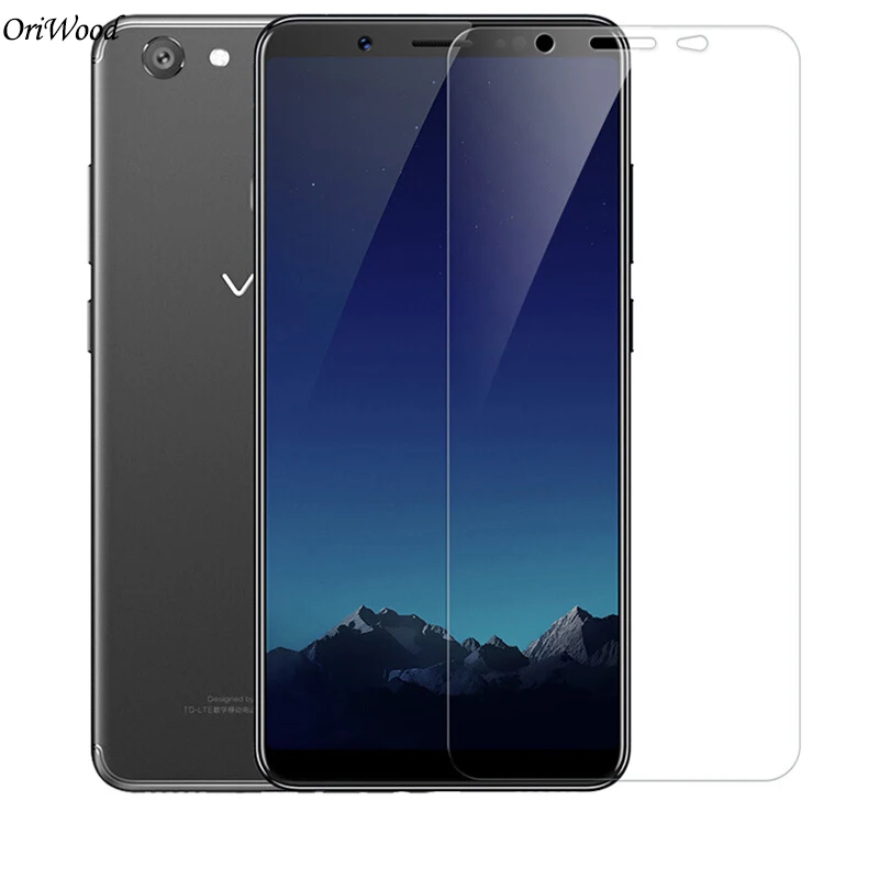2 шт. 2.5D 9H закаленное стекло для VIVO V7 Plus супер прозрачная защита экрана Y75 Y79