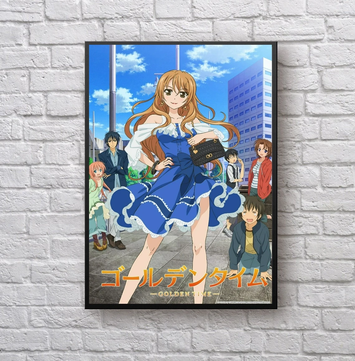 

Постер в стиле аниме «Золотое время» (без рамки)