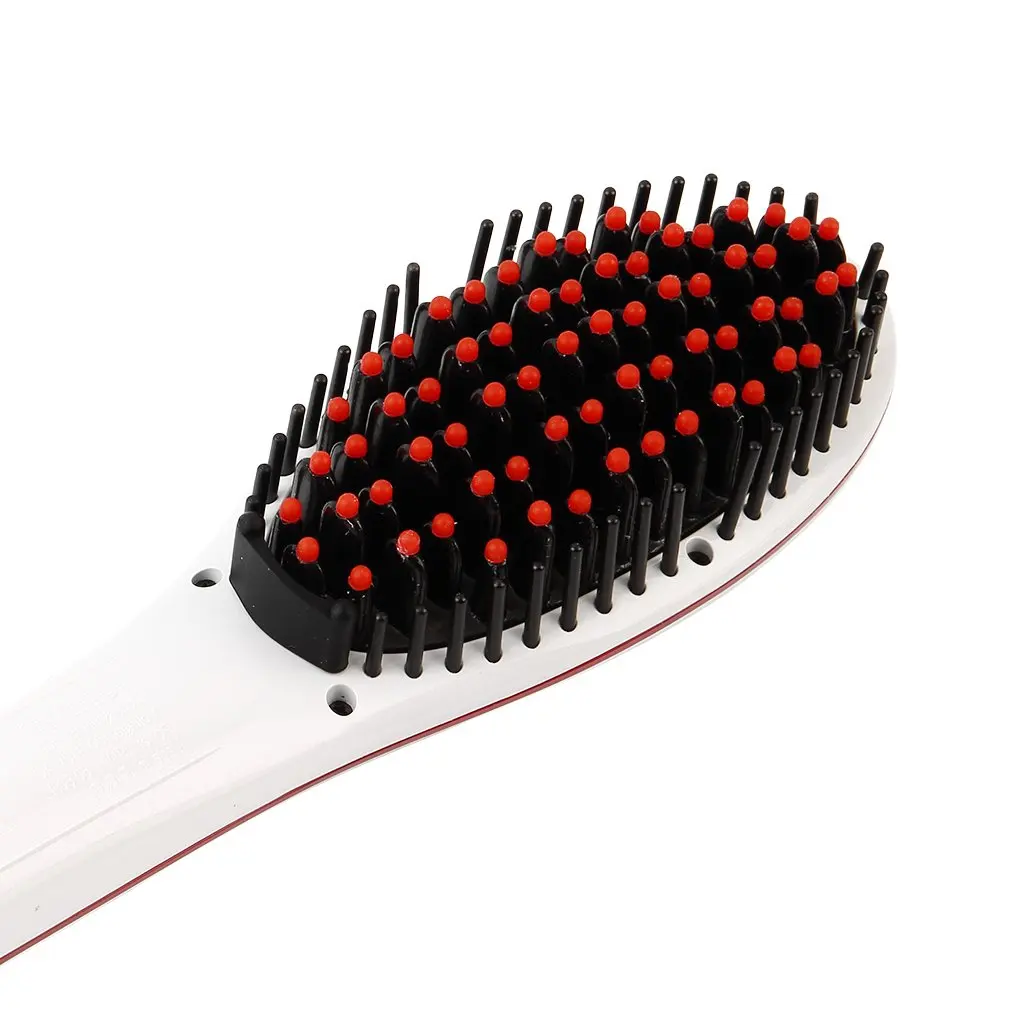 

2-in-1 Auto Electric Hair Straightener Comb LCD Iron Brush Auto Hair Massager High-temperature-resistance