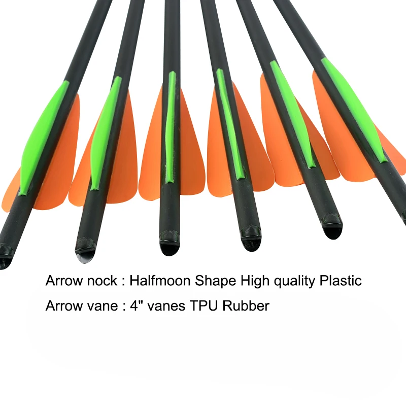 Стрелы для охоты 6 шт 16 &quot17&quot 20 &quot22&quot Длина позвоночника 400 искусственные стрелы