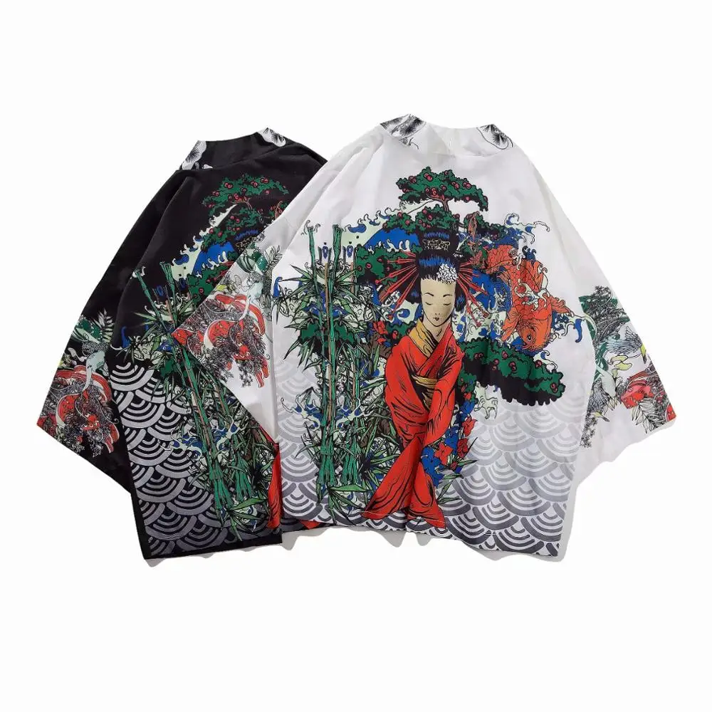 Haori yukata мужское японское кимоно кардиган мужской костюм самурая рубашка куртка