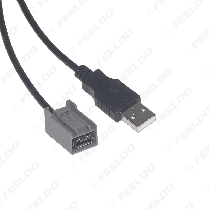 Автомобильный радиоприемник FEELDO 10 шт. AUX кабель гнездовой порт 2 0 разъем USB аудио