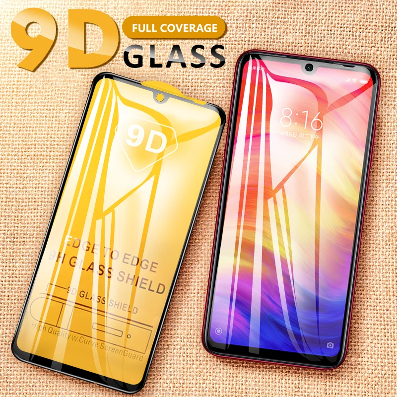 9D закаленное стекло для Xiao mi Red Note 8 7 6 Pro Защитная крышка экрана 6A 7A K20 9T стеклянная