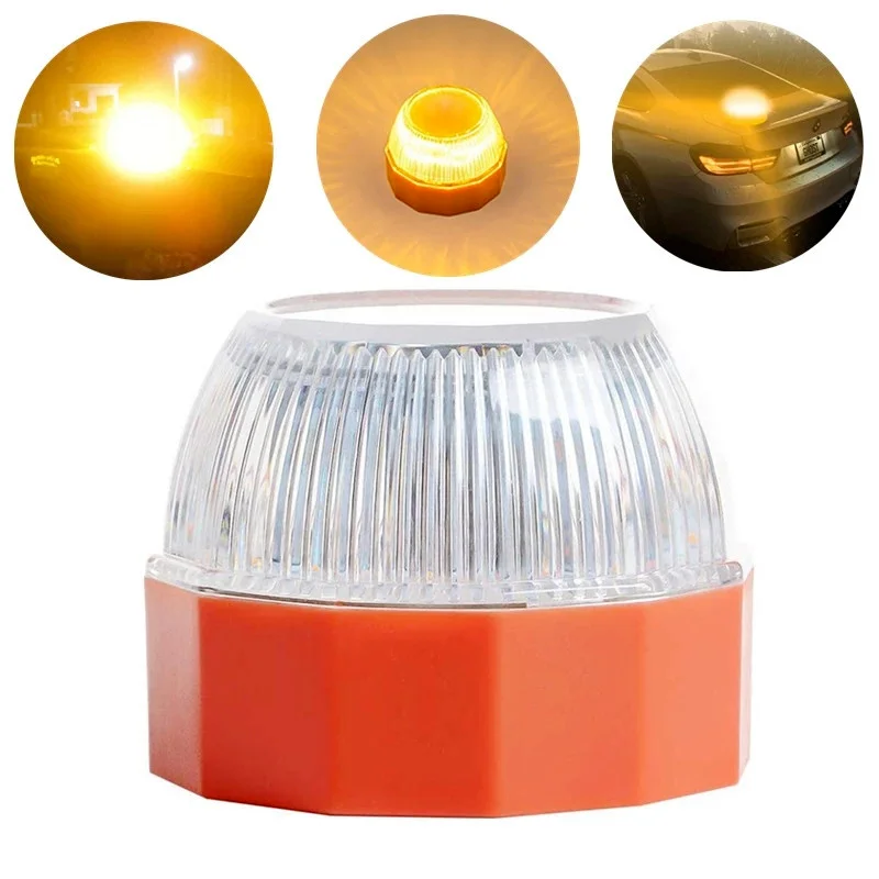 

Магнитный Автомобильный аварийный светильник V16, аварийсветильник лампа для помощи при нахождении на дороге, световой сигнал, спасательный...