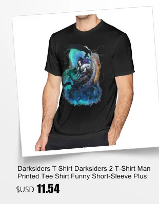 Darksiders футболка Darksiders The Horse Мужская футболка с апокалипсисом 6xl Мужская футболка с принтом Повседневная потрясающая футболка с коротким рукавом