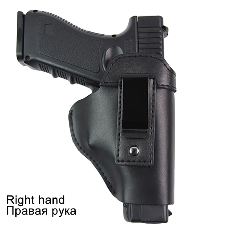 Кобура Для Пистолетов Glock кожаный чехол-Кобура 17 19 22 26 Beretta M92 Sig Sauer P226 cz75 | Спорт и