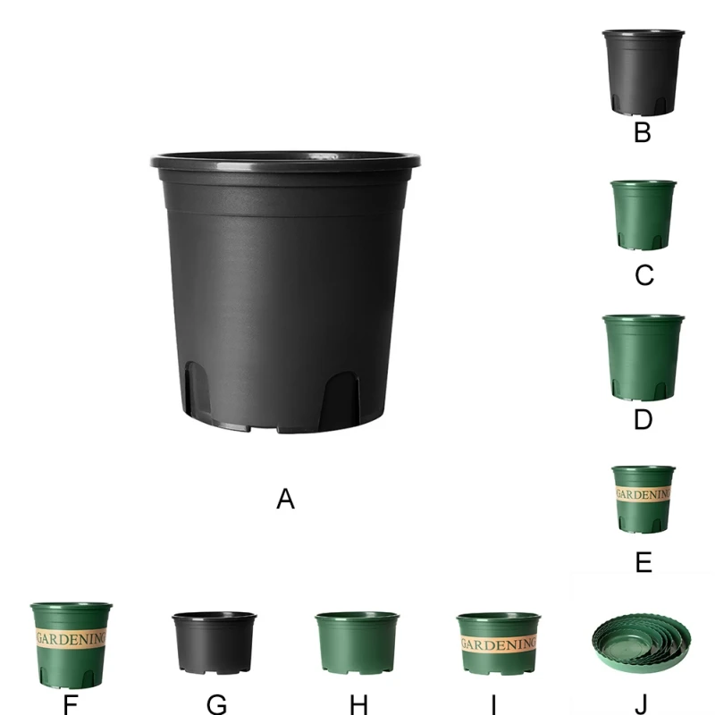 Массивный корень контролируемый горшечный круглый розовый черный посадки
