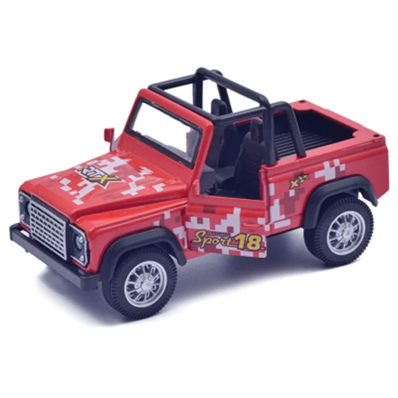 Модель внедорожника из сплава 1:36 игрушечный автомобиль домашний украшения для