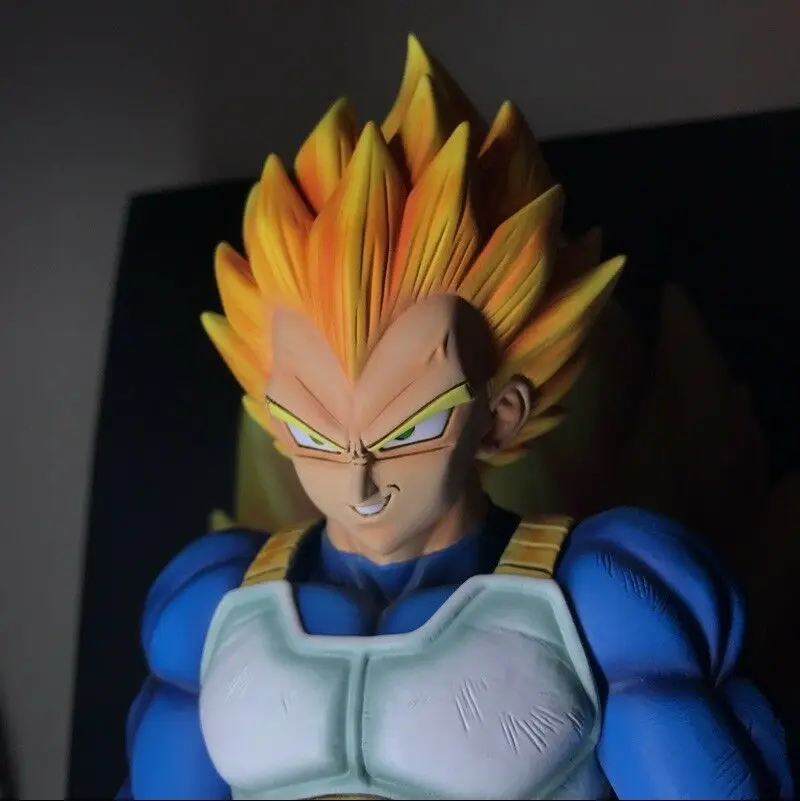 Новый DBZ Dragon Ball Супер Saiyan SSJ Вегета Смола GK статуя фигура|Игровые фигурки и