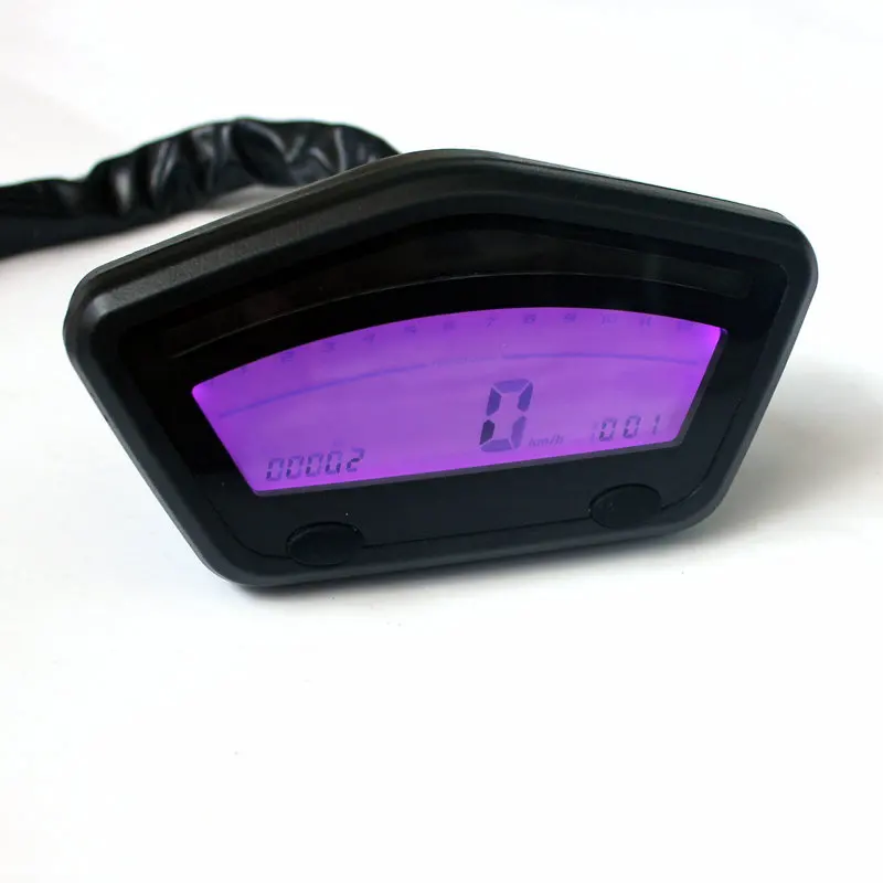 Универсальный тахометр с ЖК-дисплеем спидометр одометр для мотоцикла скутера