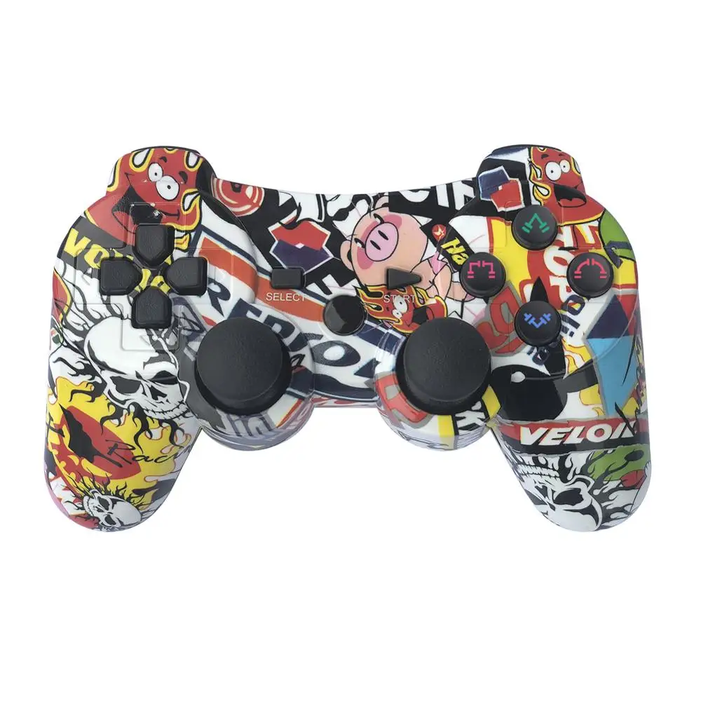 Wireless Double Shock Gamepad For Playstation 3 Sixaxis for PS3 Controller Dualshock Pubg Game ps3 | Электроника