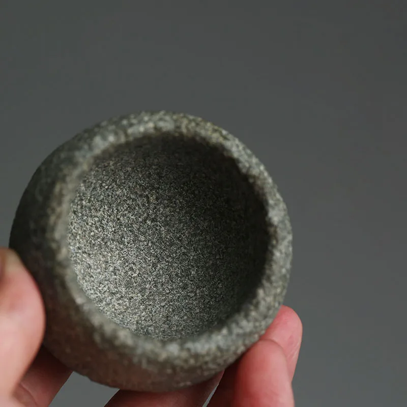 

Stone Mortar Statue Figurine Ornament Home Desk Decoration Crafts Creative Tea Ceremony Culture Gifts New Year Present