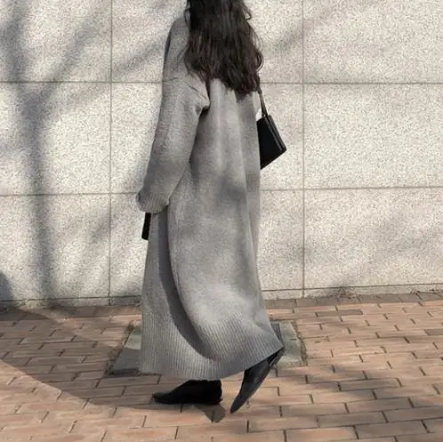 2019 новый осенне-зимний женский трикотажный свитер с длинными рукавами кимоно