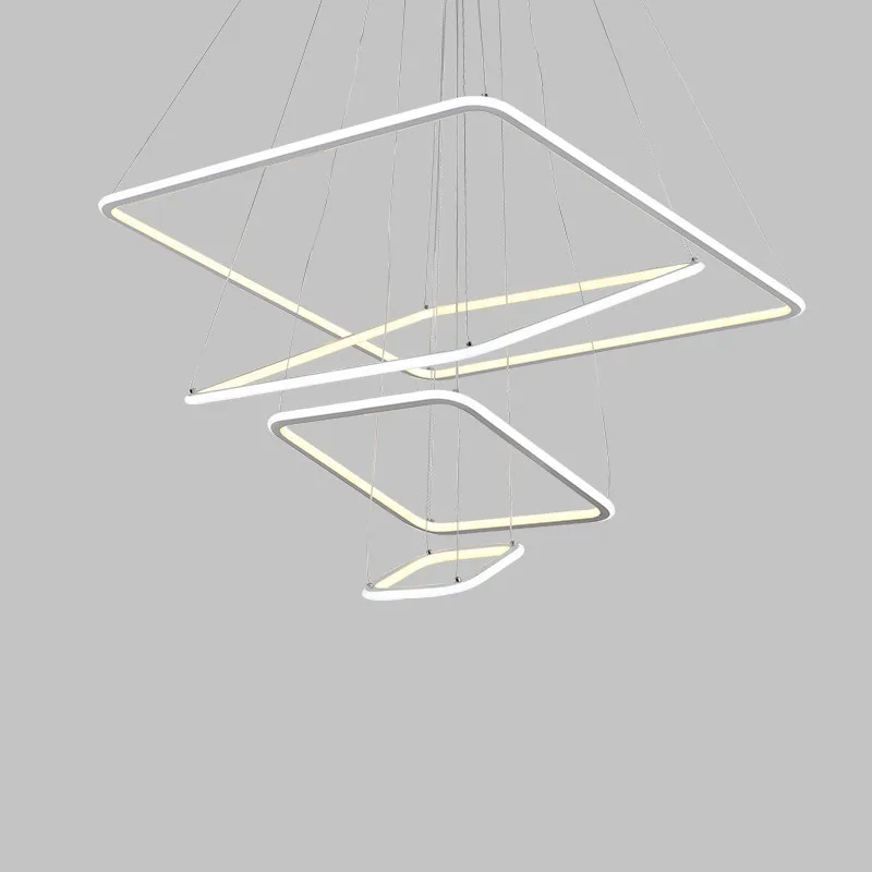 Скандинавские светодиодные подвесные лампы белые светильники современный