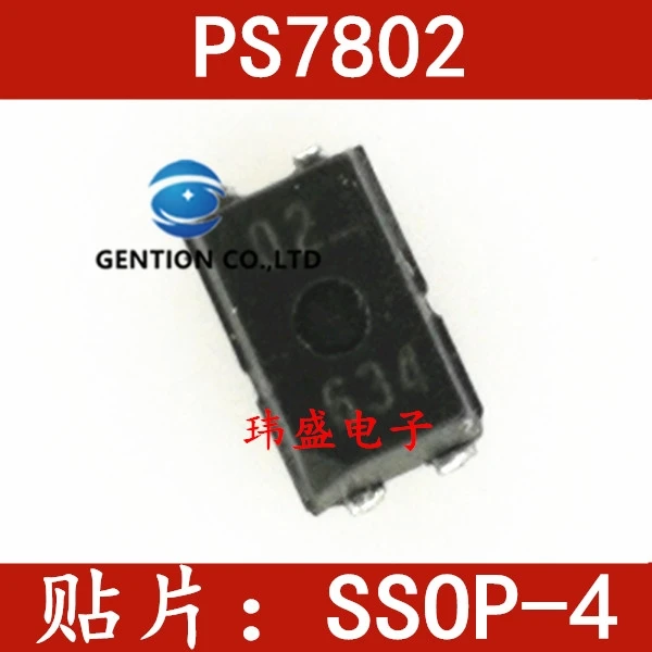 

10 шт. PS7802A PS7802 02-1 a PS7802-1 a 02 SSOP4 патч светильник муфта запас в 100% новый и оригинальный