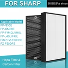 Сменный угольный фильтр HEPA FZ-F50HFE, FZ-F50DFE, очиститель воздуха Sharp, FP-G50E, FP-GM50E, FP-J40L, FP-FM40L, FP-F40E, FP-JM40L