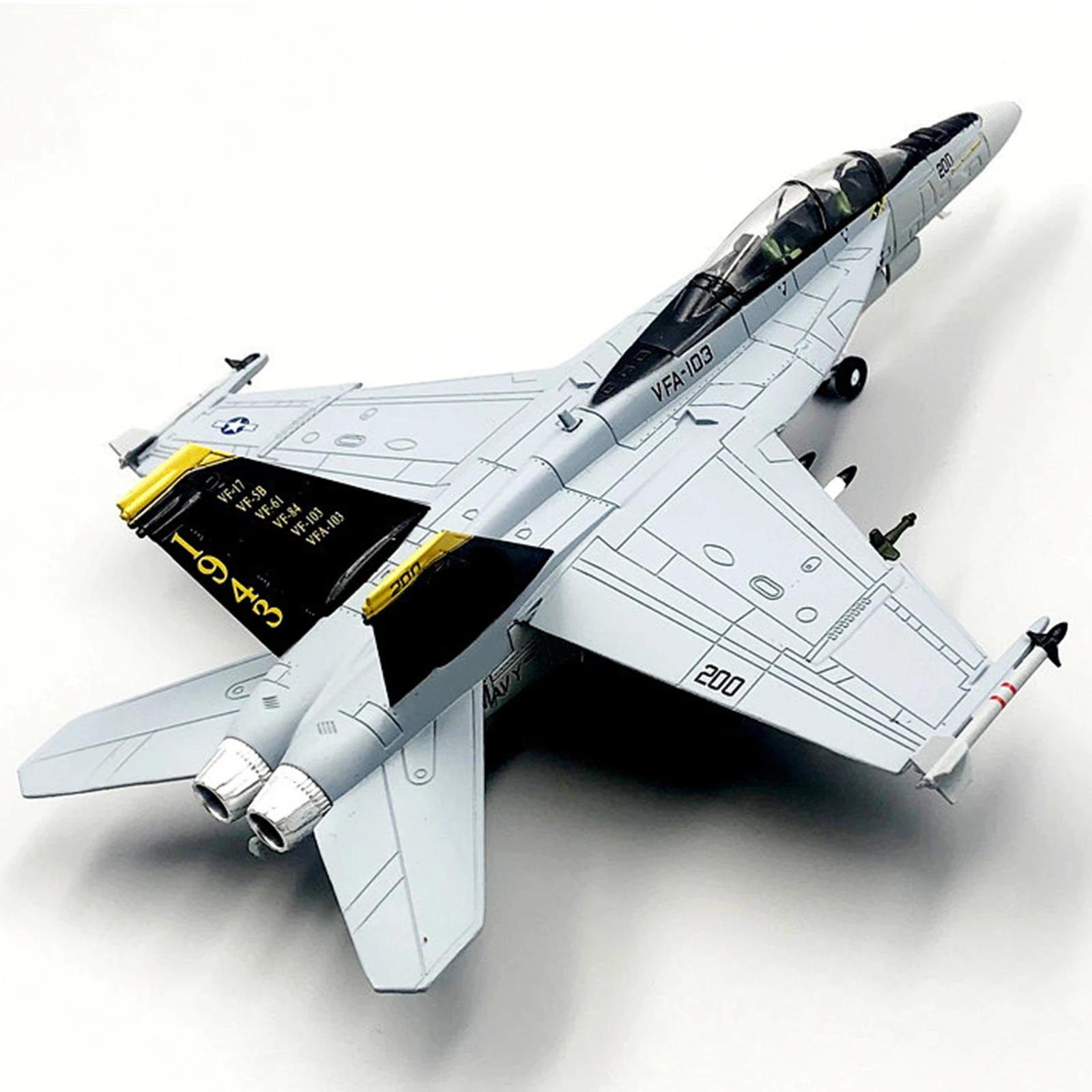 

1:100 Scale FA-18F Figter Model Airplane Aircraft Plane Model Office Decor