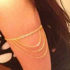 Трехслойные браслеты-цепочки на руку для женщин, КАПЛЕВИДНАЯ кисточка, наружная пляжная шлейка, бондаж, мужские браслеты, ювелирные изделия