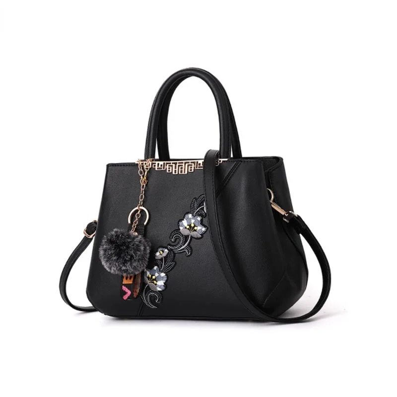 

Новинка Осень-зима 2021, модная женская сумка, Индивидуальная сумка-мессенджер на одно плечо, вместительная сумка с цветочной вышивкой