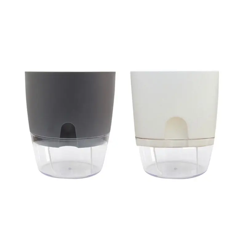 2-слойный самополивающийся цветочный горшок Elf с системой полива ручной работы