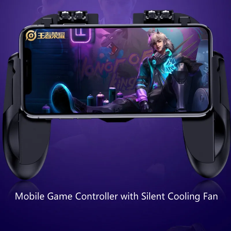 Мобильный игровой телефон Держатели контроллер с бесшумный охлаждающий