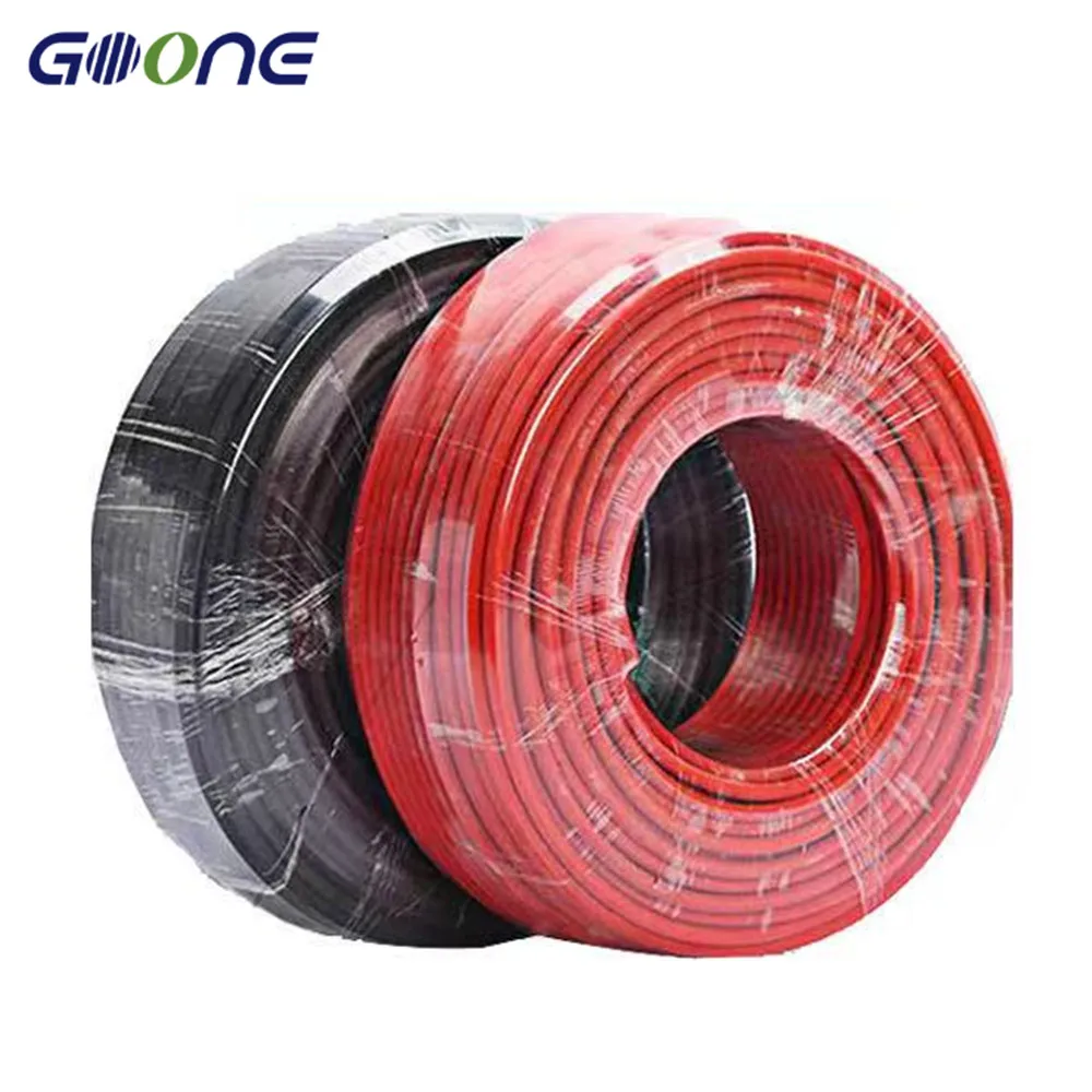 Высококачественный красный и черный соединительный кабель PV 6 мм2 или провод для