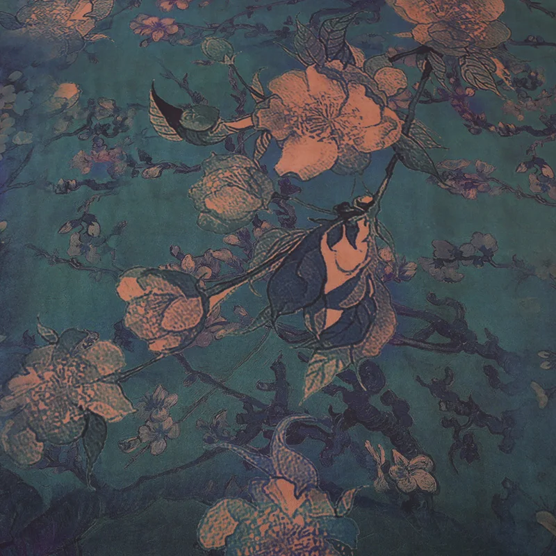 

Атласное Сетчатое платье Blue rhyme в виде грушевидной ветки, плотное атласное шелковое однотонное тканевое шелковое пальто, пылезащитное пальто