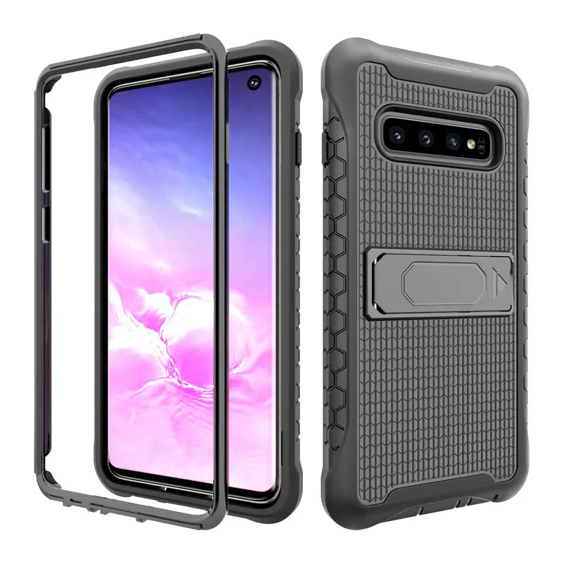 3 в 1 противоударный чехол для Samsung S10Plus S10 Note 9 пластиковый Galaxy Plus S9 S10e|Бамперы| |