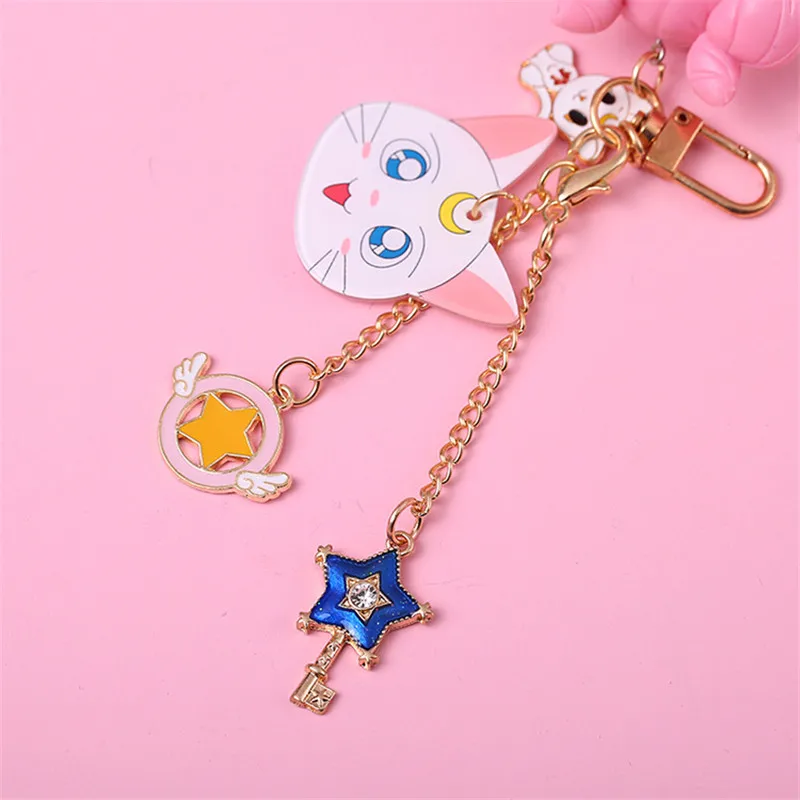 Сейлор брелок луна мультфильм кулон пара автомобильные аксессуары Подвеска на