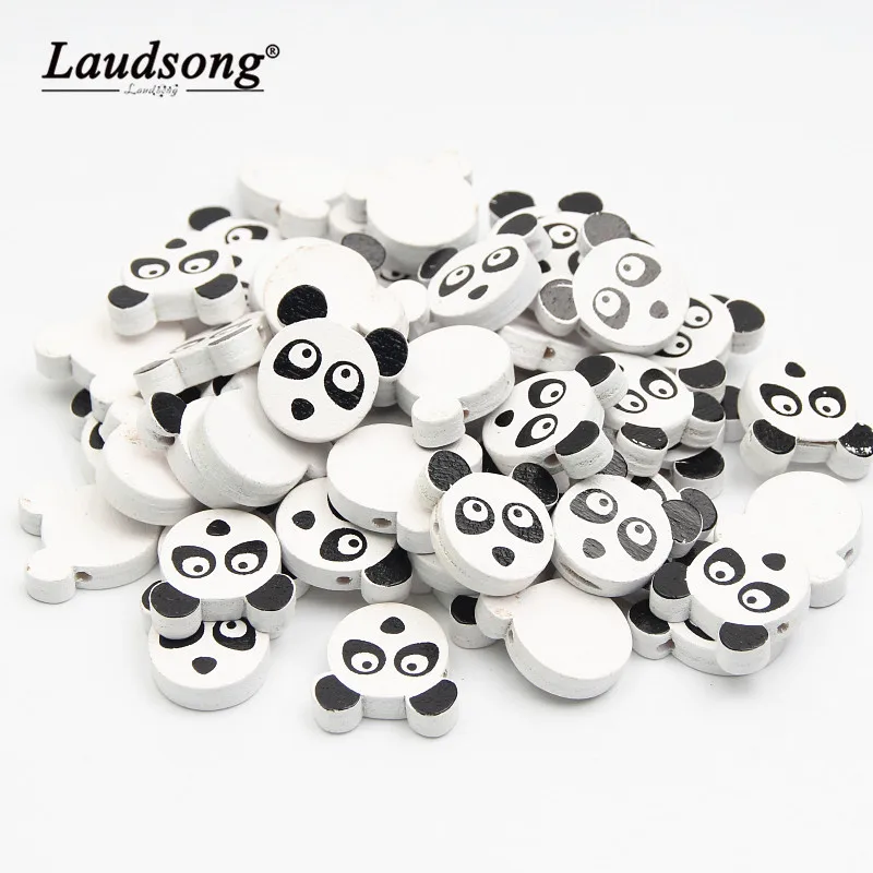 30 шт. деревянные бусины в стиле панды разделитель для бисера ювелирные изделия