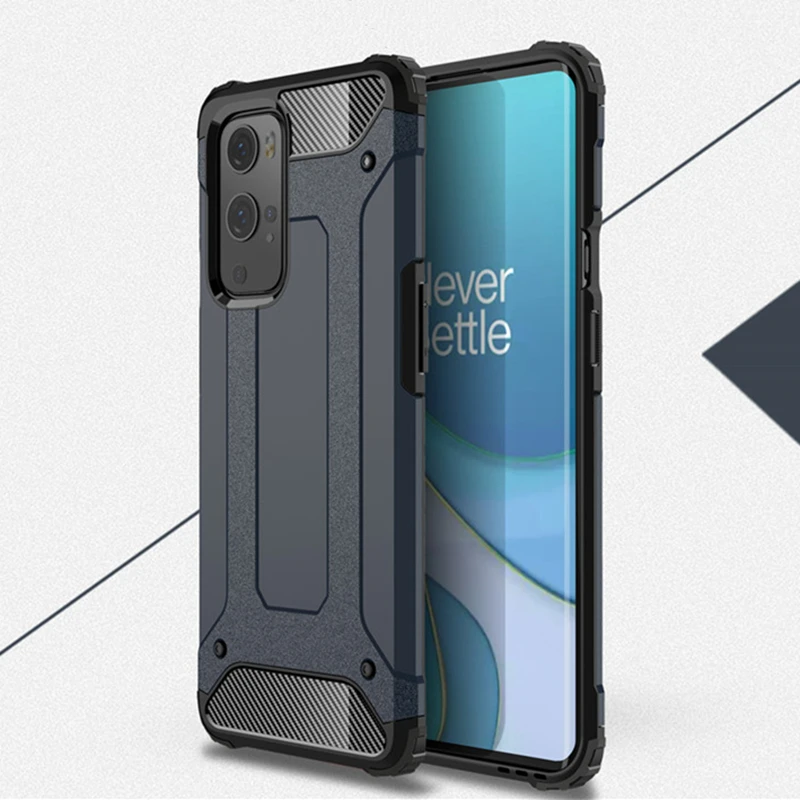 Армированный чехол для Oneplus 9 Pro 8T из ТПУ и поликарбоната противоударный защитный