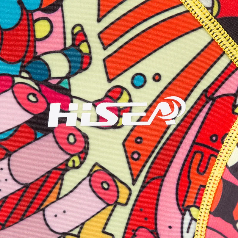 HISEA 0.5mm Lycra Children's Long-Sleeved Wetsuit Surf Clothing Fall Swimsuit one piece swimsuit girl swimming suit kids | Спорт и