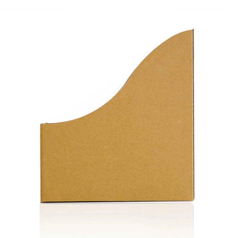 New 5 pcs/Set Stationery Storage Box Paper Magazine Document Rack Desk Organiser School Paperwork Office File Holder Foldable |