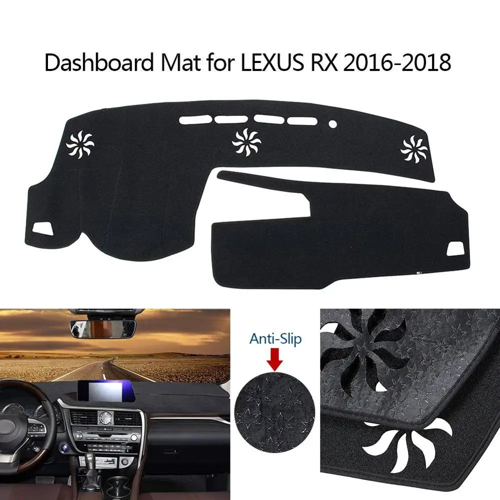 

Felt Dash Mat for LEXUS RX 2016-2018 with Head-up Display Anti-Skid Dashboard Cover Dash Board Sun Shield Protector