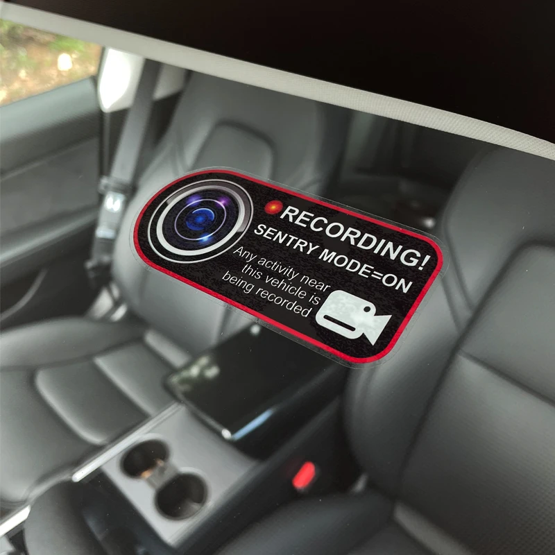 

Car Sticker for tesla model3/y/s/x sentry mode autonomous driving mode