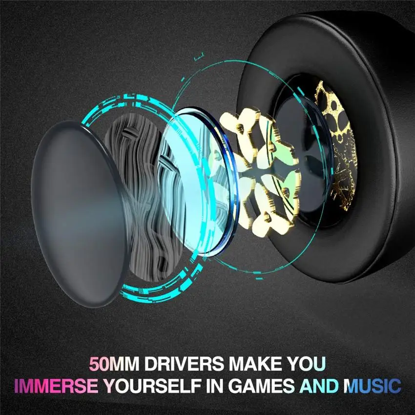 

NUBWO N12U PC Gamer Headset Gaming Headphones USB 7.1 Surround Sound Wired Headset Bass Earphones with Mic for Computer Laptop