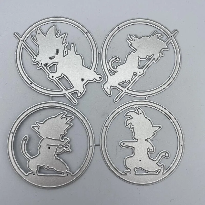 

Metal Cutting Dies Four warriors Stencils For DIY Scrapbooking Decorative Embossing Handcraft Die Cutting Template