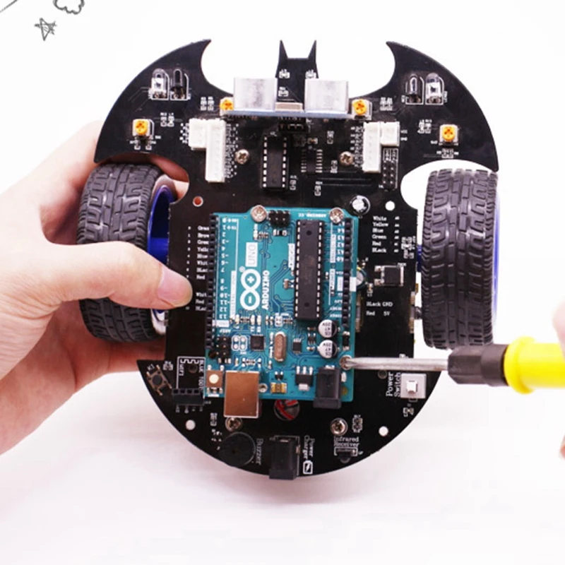 Подходит для Arduino Uno Smart Car Robot Kit Diy программируемый образование Предотвращение