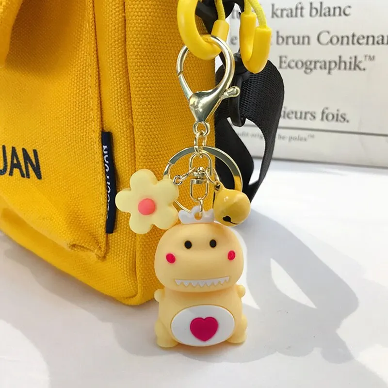 

Personalized Epoxy Big Mouth Dinosaur Keychain Creative Trend Cartoon Doll Car Key Chain Pendant